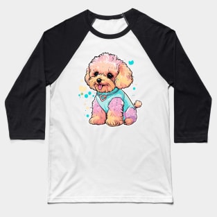 Poodle is cute Baseball T-Shirt